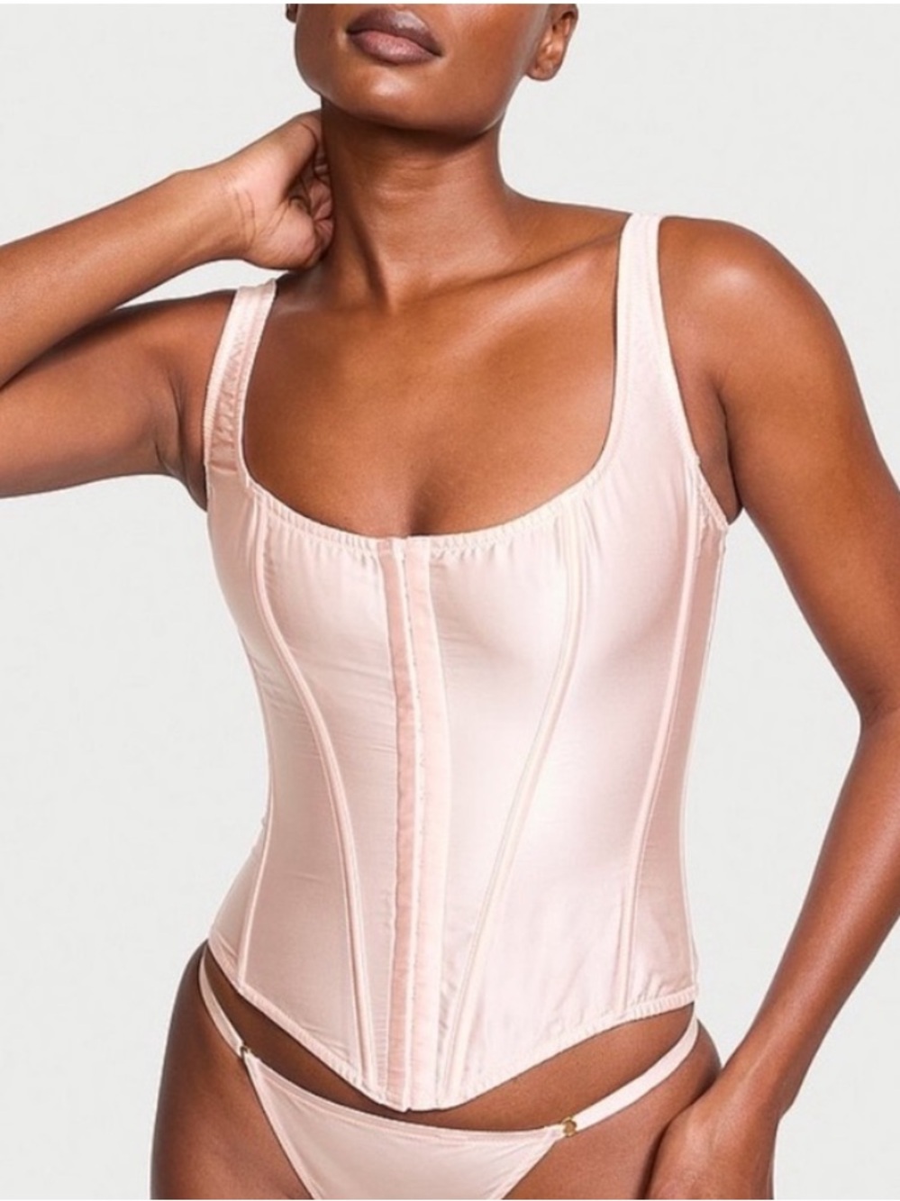 NWT Victorias Secret Classic Corset Top in Ballerina Pink